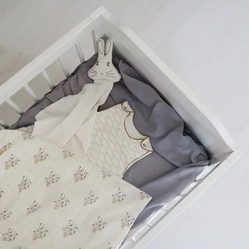Maison Charlotte Babybett  umbaubar Opera 70 x 140 cm weiss