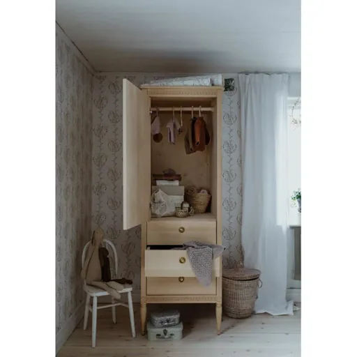Gustavienne Schrank 1 türig natur