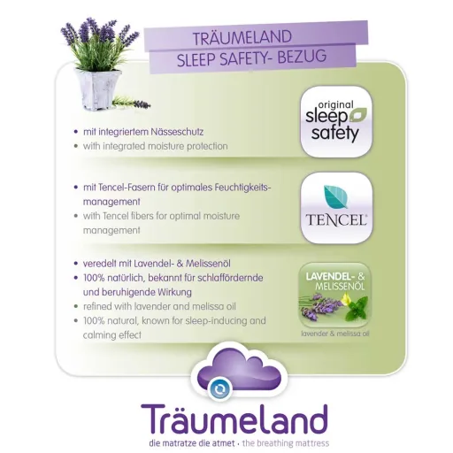 Träumeland Babymatratze Comfort Abendrot 70 x 140