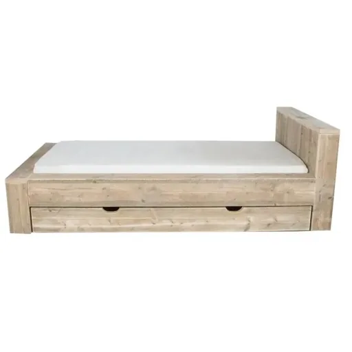 Dutchwood Block Einzelbett, Bettkasten: ohne Bettschublade