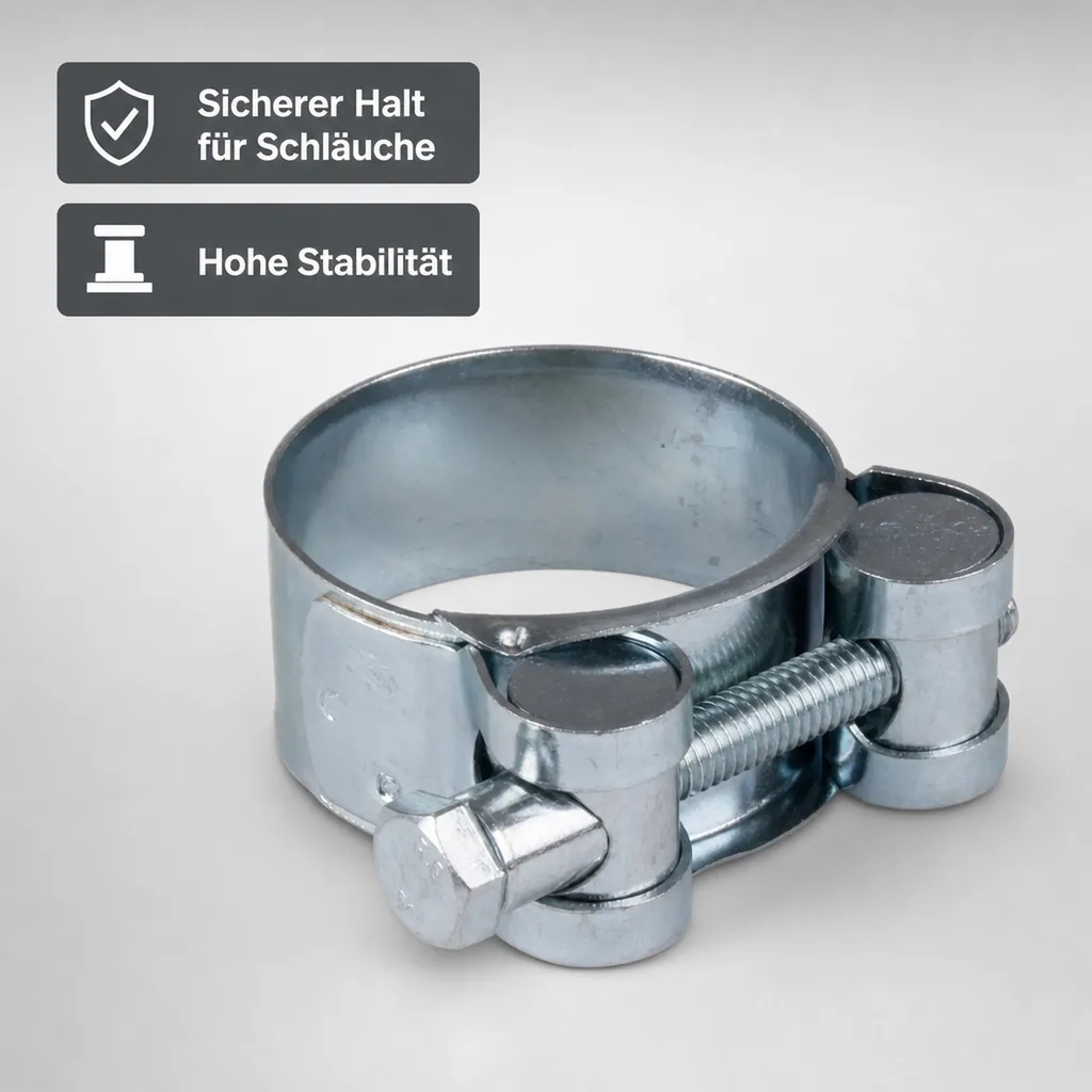 Gelenkbolzenschelle, Spannbackenschelle 40-43mm, W1, Stahl verzinkt