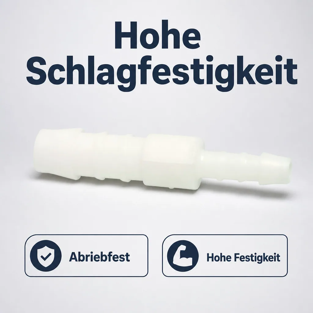 Schlauchverbinder Kunststoff Tülle reduziert 12 mm x 8 mm