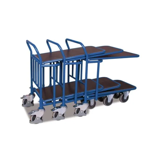 Werkstattwagen, Transportwagen, Rollwagen 500kg, 2 Ladeflächen, wasserfest