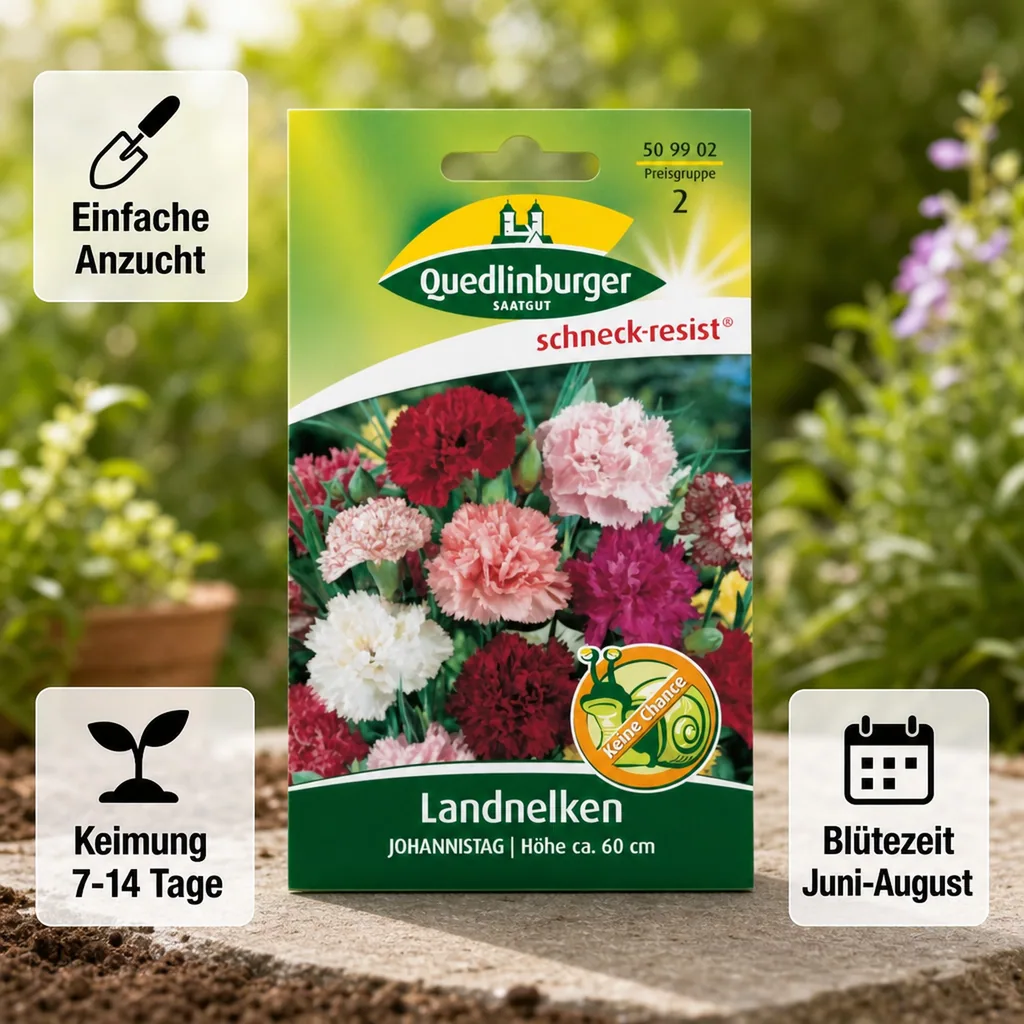 Landnelke kaufen, Johannistag, Nelken Samen, Sommerblumen