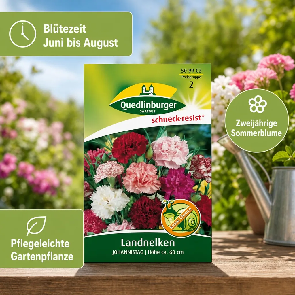 Landnelke kaufen, Johannistag, Nelken Samen, Sommerblumen
