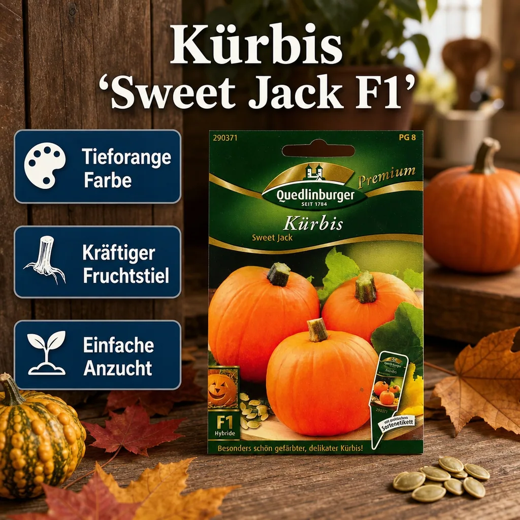 Kürbis kaufen, Sweet Jack F1, Speisekürbis