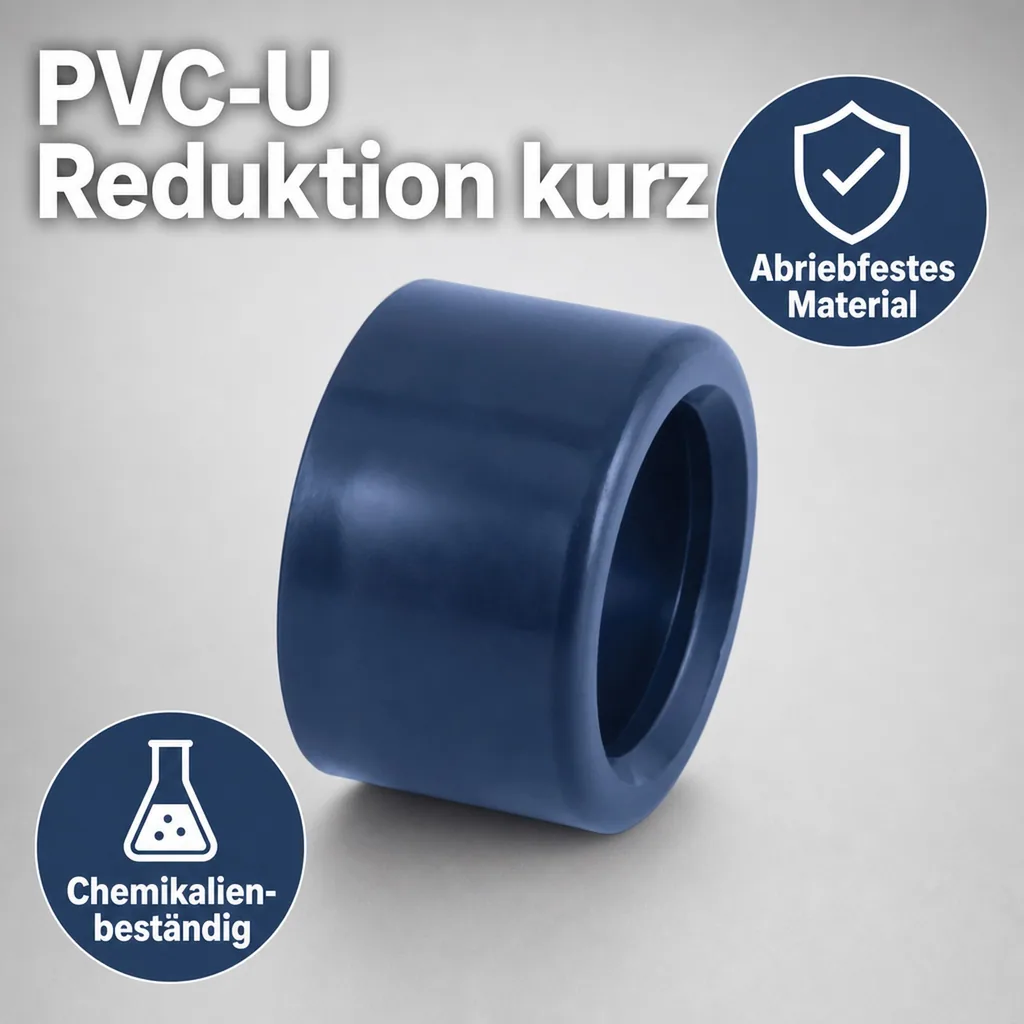 PVC - U Reduktion kurz 63 mm x 40 mm PN16
