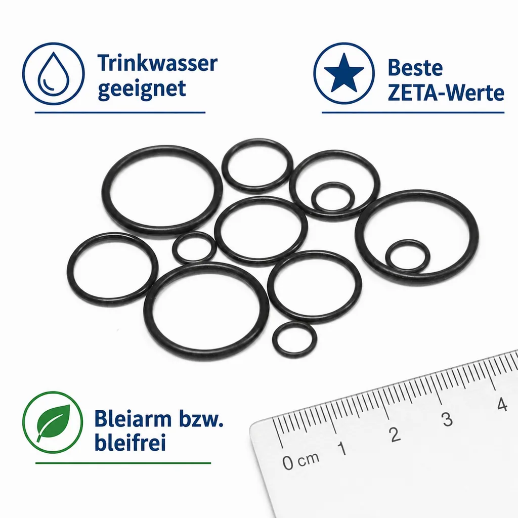 Pressfitting Press-O-Ring aus EPDM 16 x 2