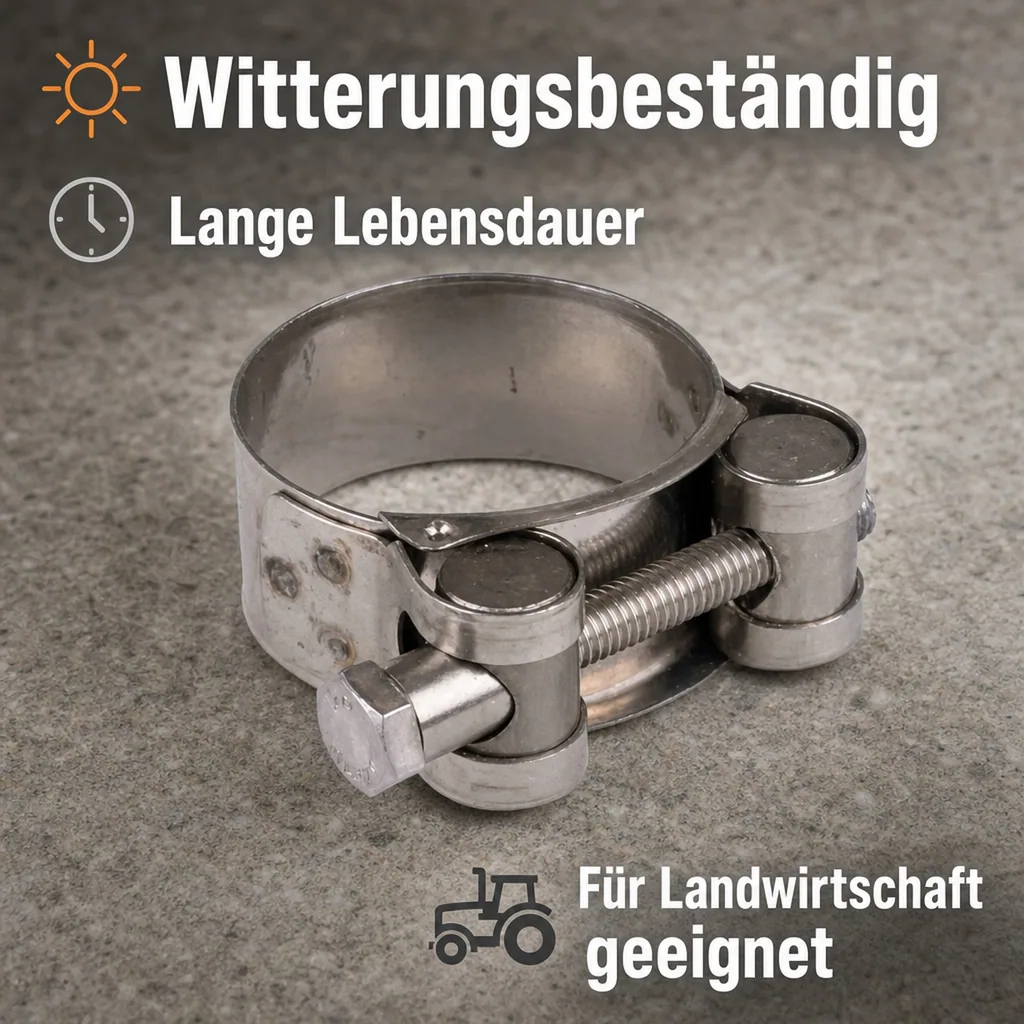 Gelenkbolzenschelle 74-79mm, Spannbackenschelle, DIN 3017, robuste Ausführung
