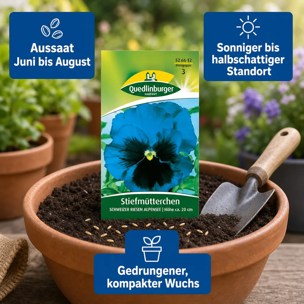Stiefmütterchen kaufen, Frühlingsblumen für Balkon, zweijährig
