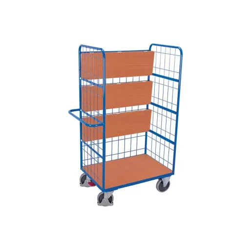 Etagenwagen, klappbarer Wagen, 3 Böden, EasySTOP, 500kg Traglast