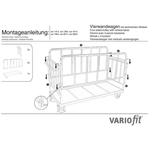 Streben Vierwandwagen 500 kg Typ M (TG)