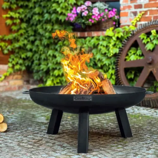 Feuerschale 80 cm, Garten, aus Naturstahl, handgefertigt