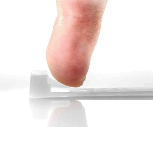 Kabelbinder, wiederlösbar, 100 Stück 250 x 7,6mm, natur, flexibel