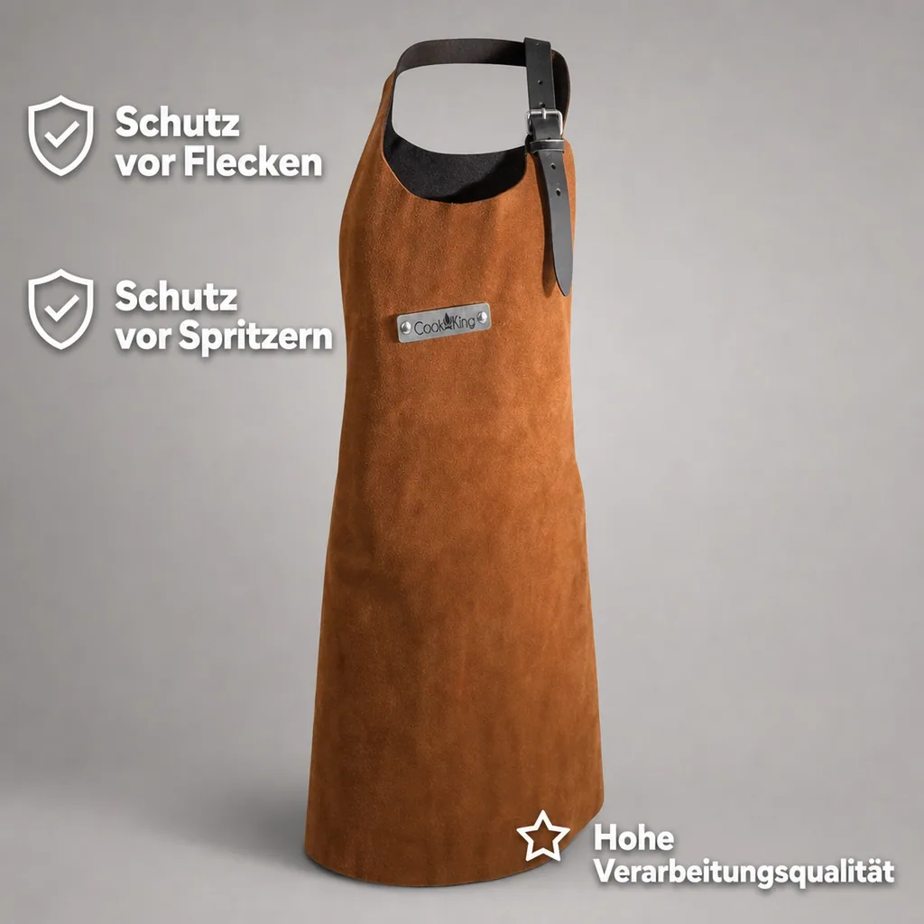 Lederschürze, Grillschürze Leder, Leder Schürze