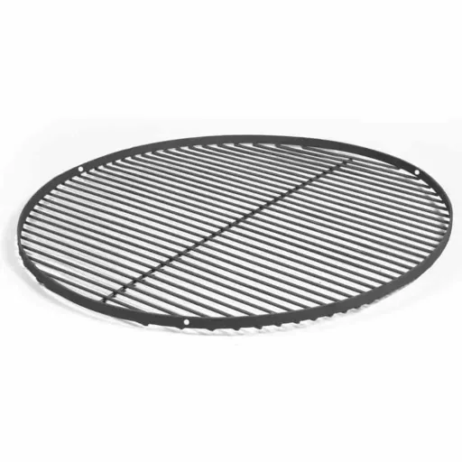 Schwenkgrill, Edelstahl Doppelrost, 200cm Dreibein Grill, 70+40cm Rost