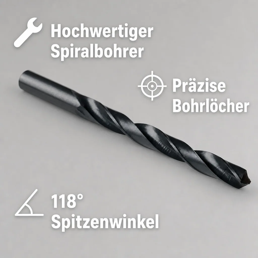 Spiralbohrer, HSS Bohrer, DIN 338, 3,3 mm, rollgewalzt