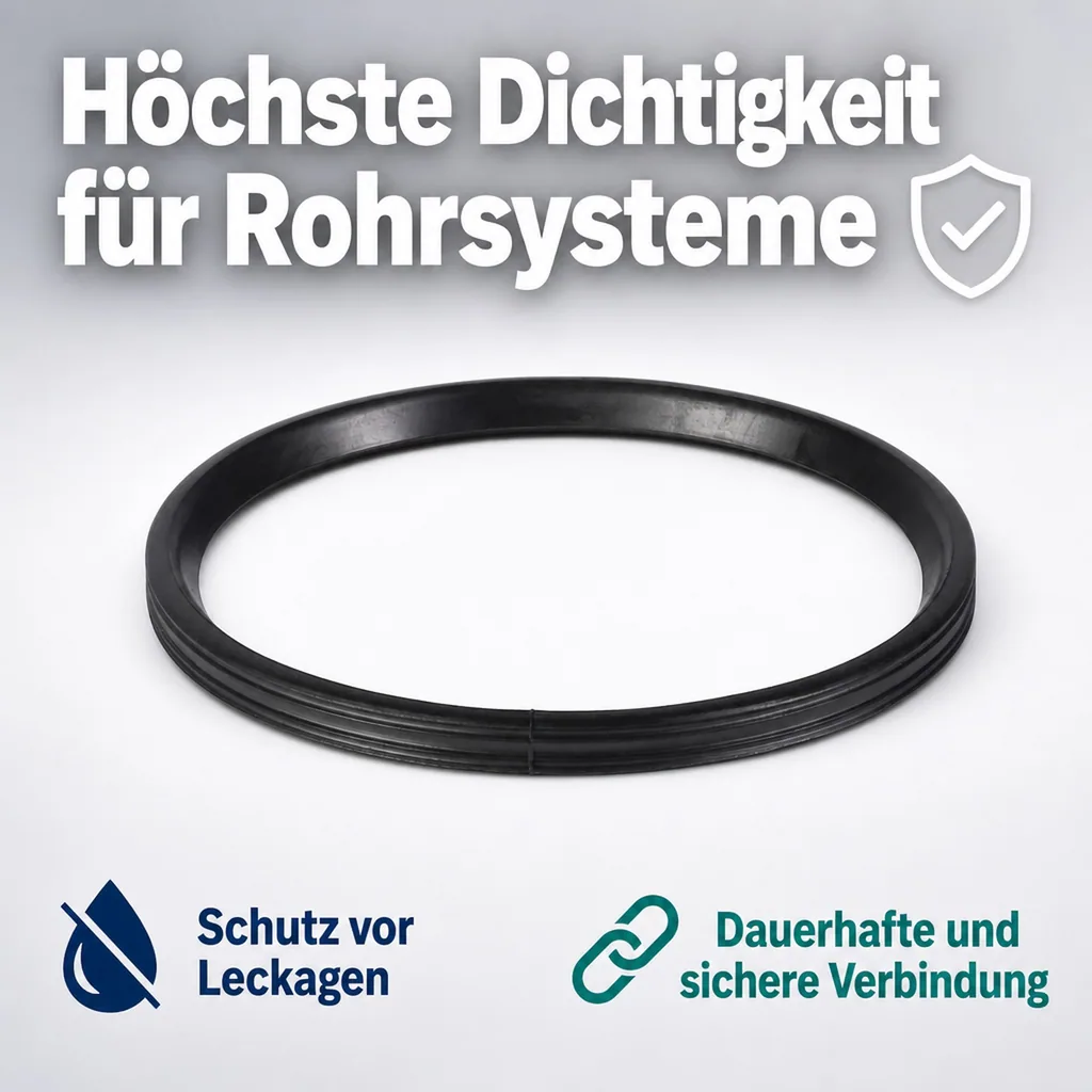 KG Rohr Dichtung DN 315, Ersatzlippendichtring, PVC Rohr