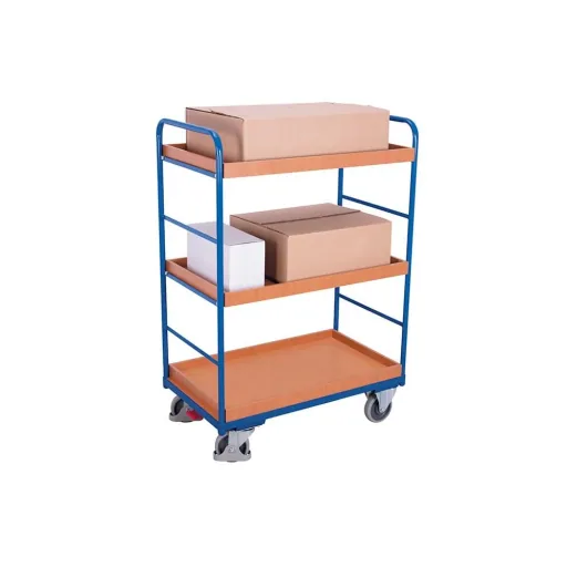 Transportwagen 250 kg, Servierwagen hoch, Etagenwagen Industrie, Tablettwagen