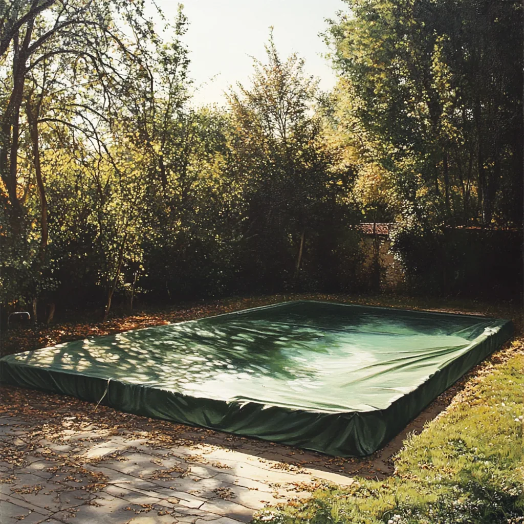 Abdeckplane 280 g/m² grün 96m² - wasserdicht und reißfest