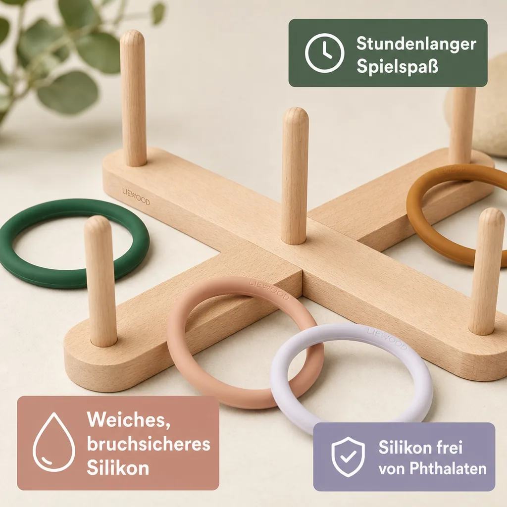 Liewood Ringwurfspiel - Ivan, Farbe: Garden green multi mix