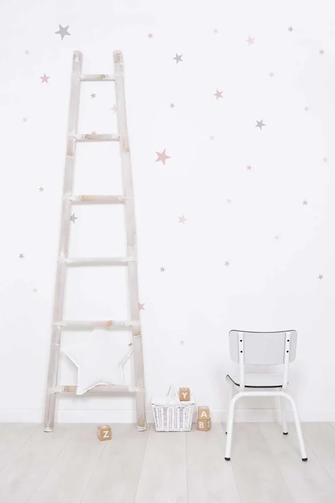 Lilipinso Wandsticker Basics gemischte Sterne, Farbe: sweet pink