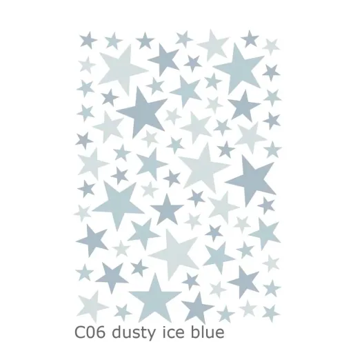 Lilipinso Wandsticker Basics gemischte Sterne, Farbe: deep ocean