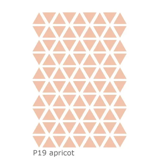 Lilipinso Wandsticker Basics Dreiecke, Farbe: jungle