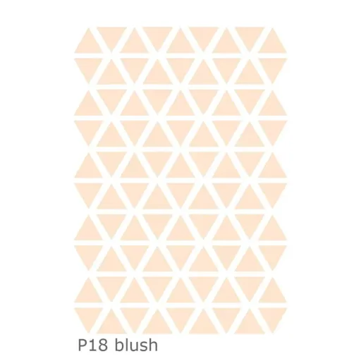 Lilipinso Wandsticker Basics Dreiecke, Farbe: jungle