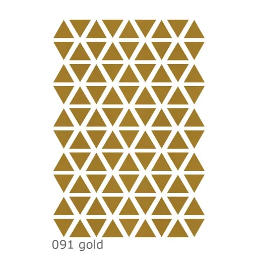 Lilipinso Wandsticker Basics Dreiecke, Farbe: jungle
