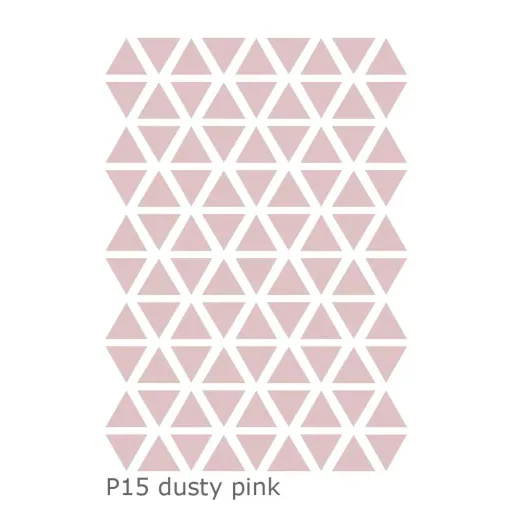 Lilipinso Wandsticker Basics Dreiecke, Farbe: jungle