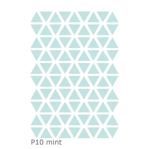 Lilipinso Wandsticker Basics Dreiecke, Farbe: jungle