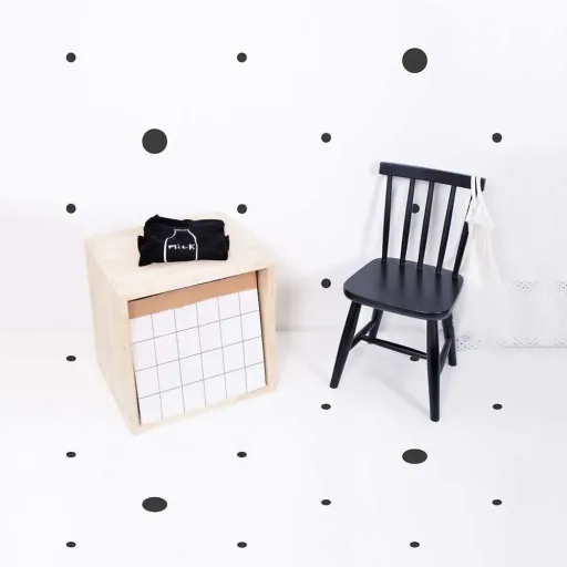 Lilipinso Wandsticker Basics Riesenpunkte, Farbe: black
