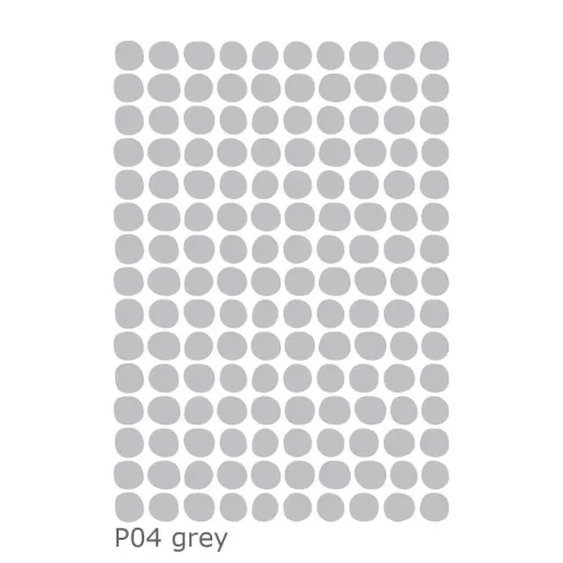 Lilipinso Wandsticker Basics Flecken, Farbe: warm grey