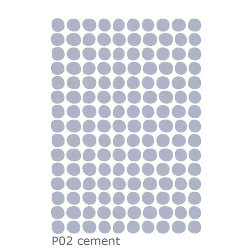 Lilipinso Wandsticker Basics Flecken, Farbe: warm grey