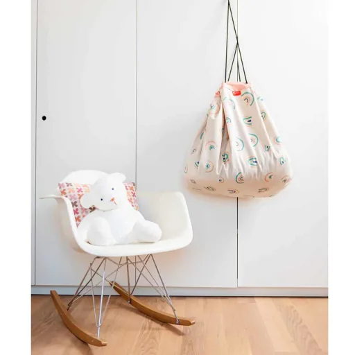 play & go Spielsack Print Regenbogen rosa
