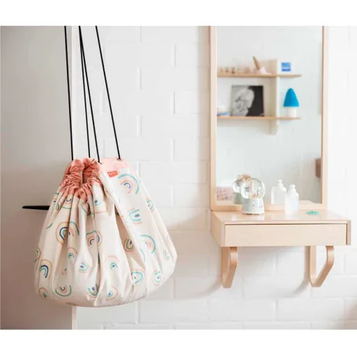 play & go Spielsack Print Regenbogen rosa