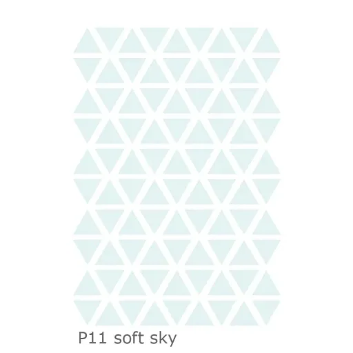 Lilipinso Wandsticker Basics Dreiecke, Farbe: mint