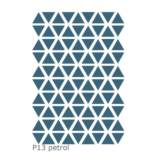 Lilipinso Wandsticker Basics Dreiecke, Farbe: mint