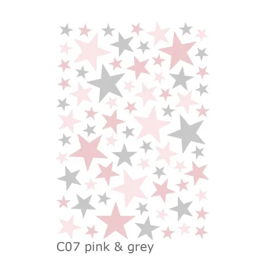 Lilipinso Wandsticker Basics gemischte Sterne, Farbe: dusty ice blue