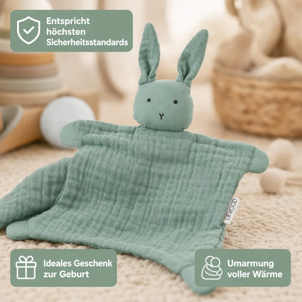 Liewood Schnuffeltuch - Addison, Farbe: Peppermint
