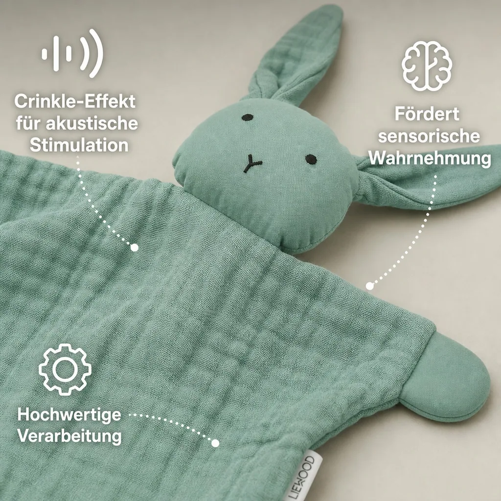 Liewood Schnuffeltuch - Addison, Farbe: Peppermint