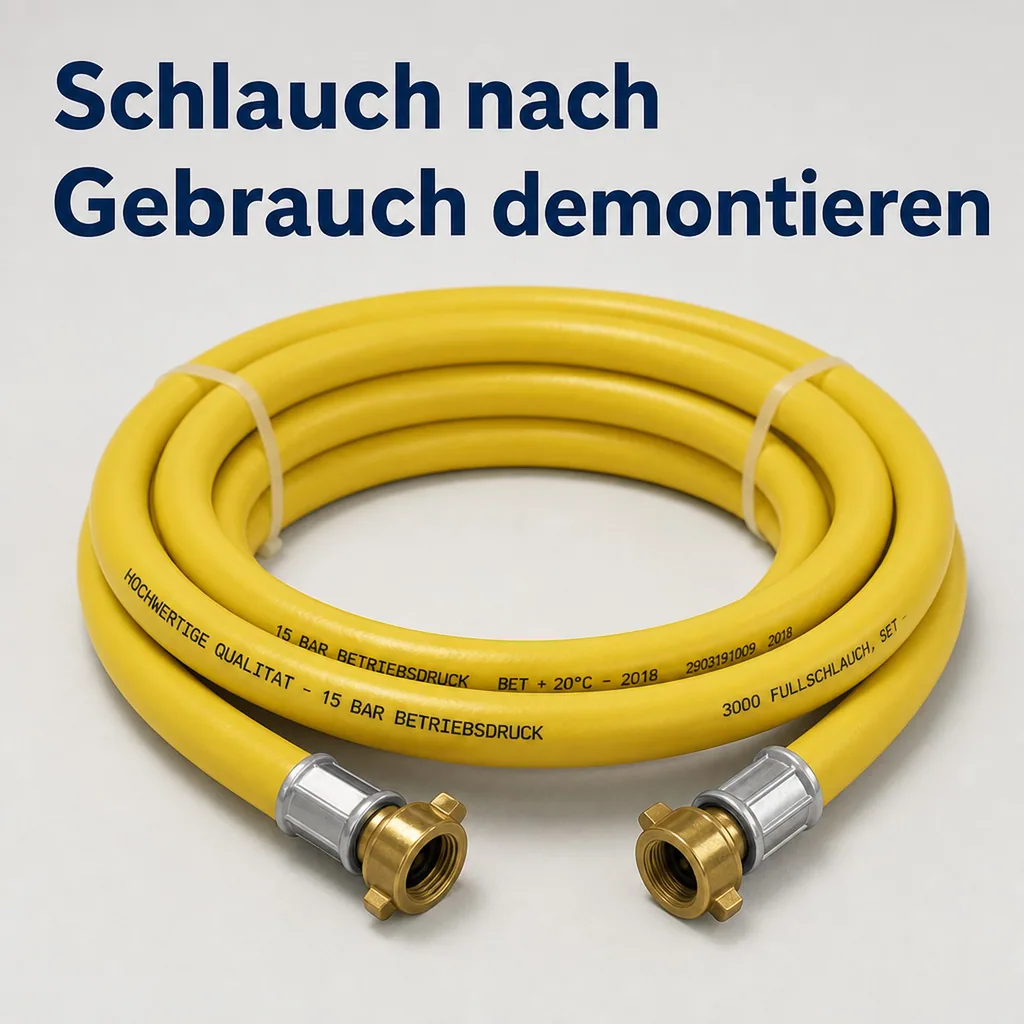 2,5m 1/2" Füllschlauch IG 3/4" 15bar