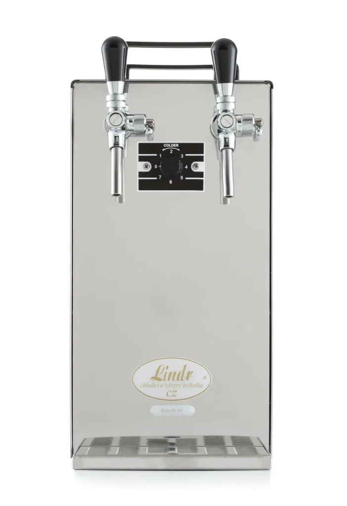 Zapfanlage - Kontakt 40 Bierzapfanlage 2-leitig Trockenkühler, Durchlaufkühler 50 Liter/h, Green Line