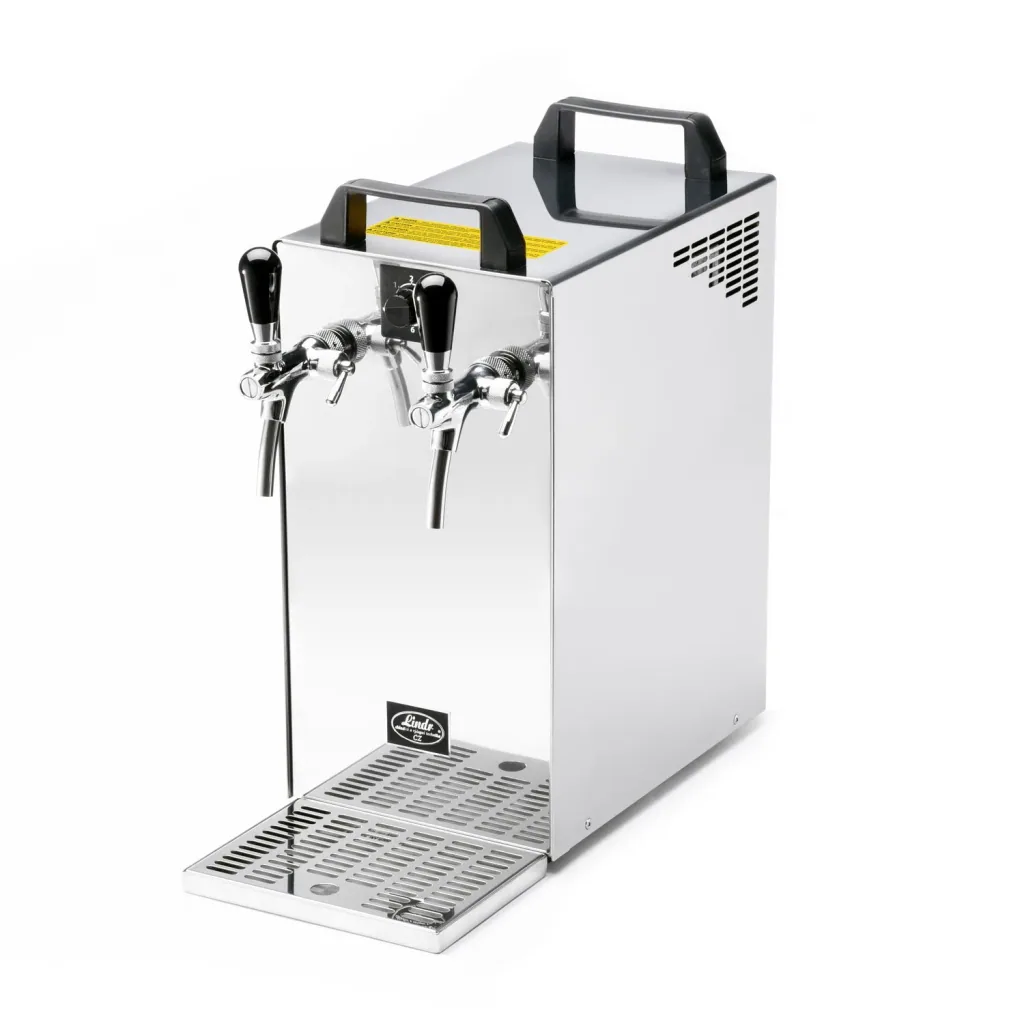 Zapfanlage - Kontakt 40 Bierzapfanlage 2-leitig Trockenkühler, Durchlaufkühler 50 Liter/h, Green Line