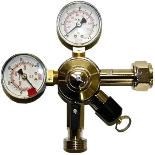 Druckminderer, Druckregler, Druckreduzierventil - CO2 für Bier Zapfanlage 3 bar, 1-leitig