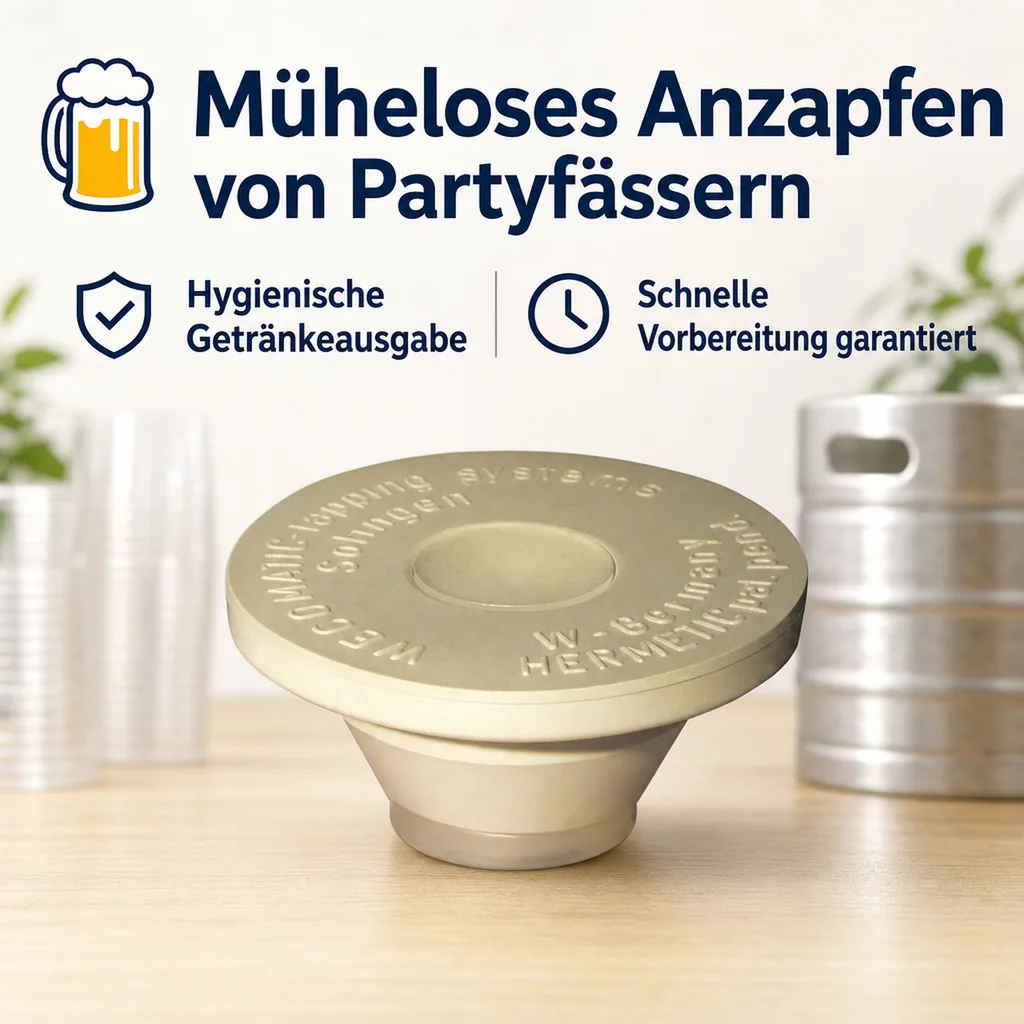 Hermetic Verschlußstopfen, Gummistopfen für 5L Adapter - Langlebig & Praktisch