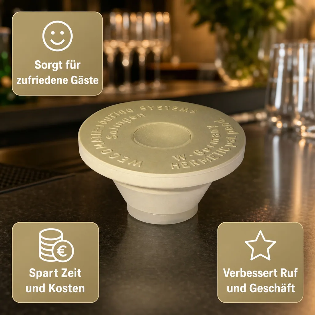 Hermetic Verschlußstopfen, Gummistopfen für 5L Adapter - Langlebig & Praktisch