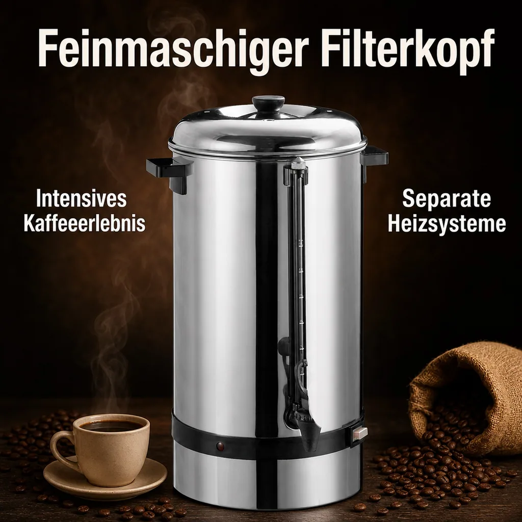 Kaffeemaschine, Filterkaffeemaschine, Rundfilter Kaffeemaschine - SAROMICA 6015