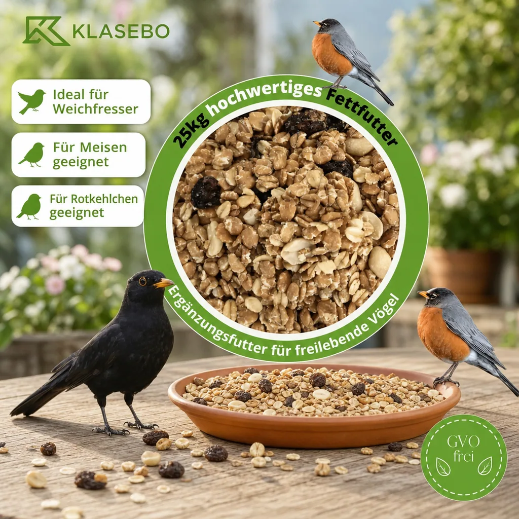 Fettfutter 25 kg, Vogelfutter